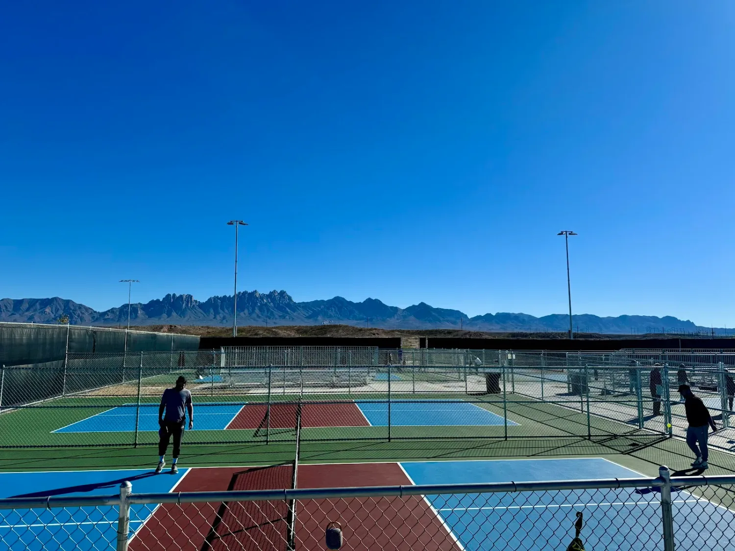 Pickleball courts at East Mesa Sports Complex