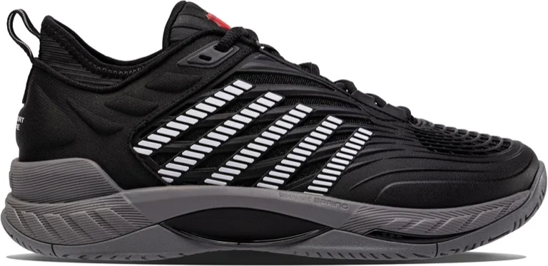 K-Swiss Hypercourt Supreme 2 court shoe, more cushion than the Express, durable for high-volume players